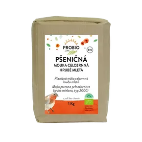 PROBIO Mouka pšeničná celozrnná hrubě mletá 1 kg BIO