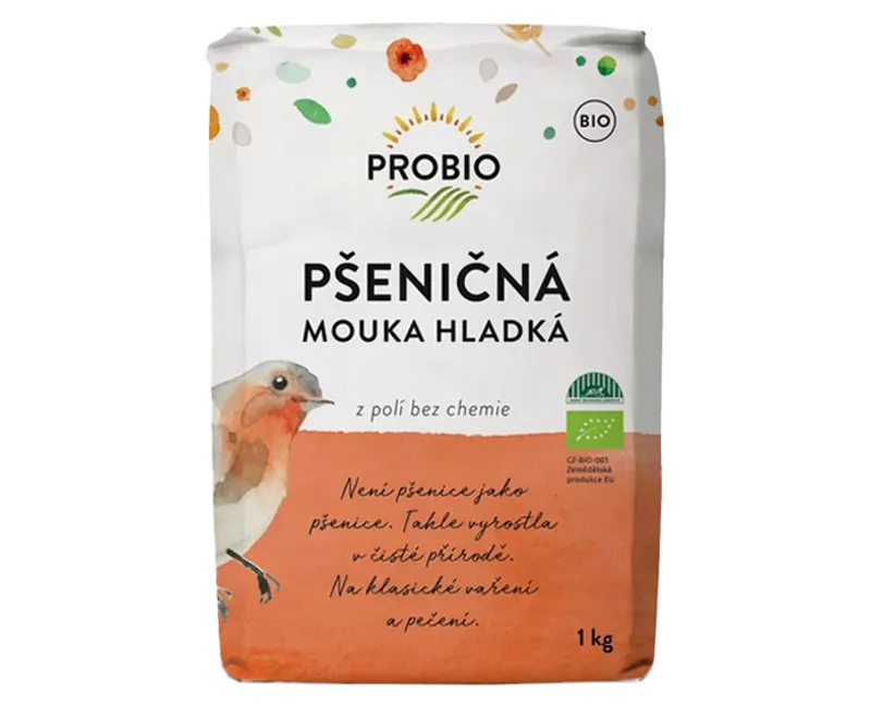 PROBIO Mouka pšeničná hladká 1kg BIO