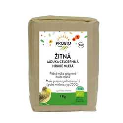PROBIO Mouka žitná celozrnná hrubě mletá 1 kg BIO