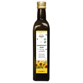 PROBIO Olej slunečnicový lisovaný za studena 500 ml BIO