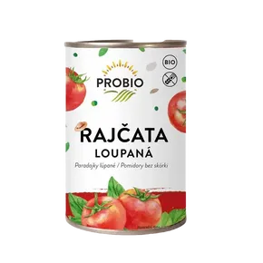PROBIO Rajčata loupaná sterilovaná 400 g BIO