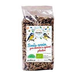 PROBIO Směs zrnin pro domácí a zpěvné ptactvo 1 kg BIO