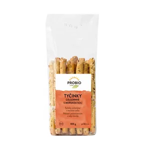 PROBIO Tyčinky celozrnné s mořskou solí 100g BIO