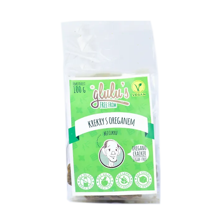 Glulu´s Krekry s oregánem 100g