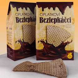 Pura Oplatkoví bezlepkáčci čokoládoví (trojhránky) 50 g