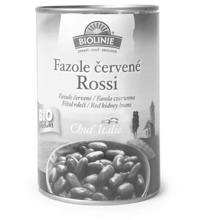 Biolinie Fazole červené Rossi sterilované 400g