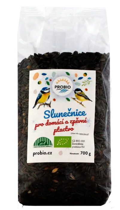 PROBIO Slunečnice pro domácí a zpěvné ptactvo 700g BIO