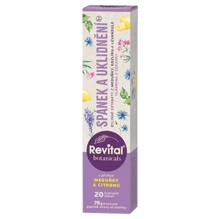 Revital Botanicals Spánek a uklidnění 20 šumivých tablet