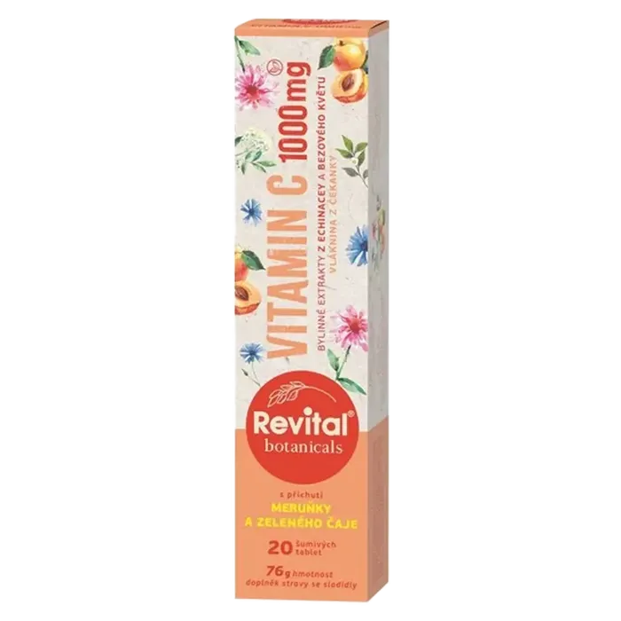 Revital Botanicals Vitamin C 1000 mg 20 šumivých tablet