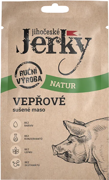 Jihočeské Jerky Vepřové natur 20 g