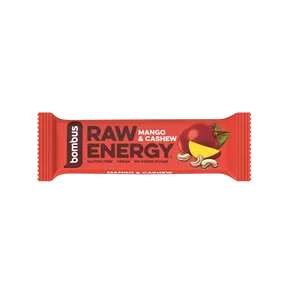 Bombus Raw Energy tyčinka mango a kešu 50 g