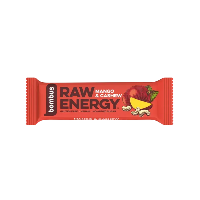 Bombus Raw Energy tyčinka mango a kešu 50 g