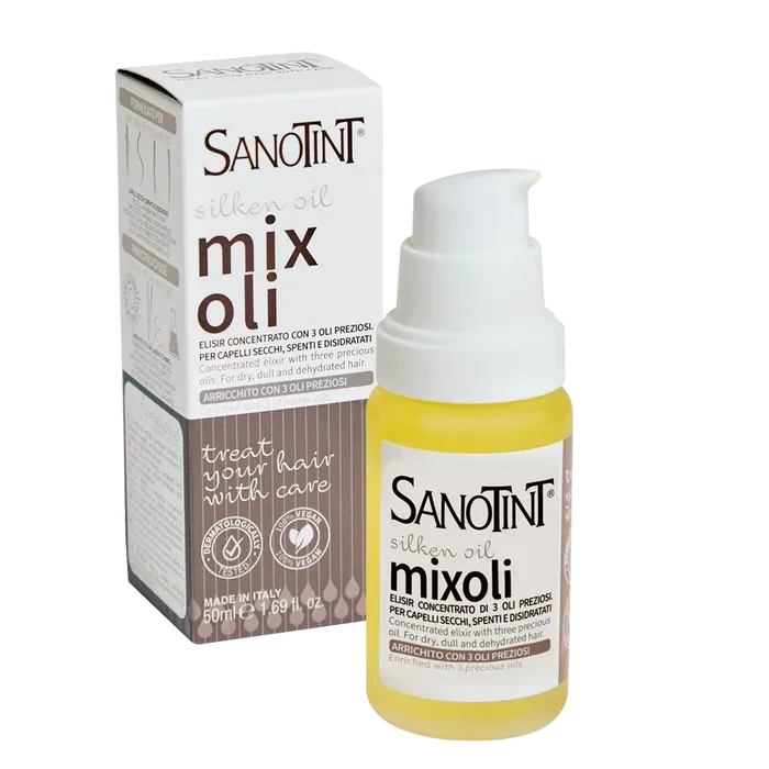 Sanotint MIXOLI SILKEN OIL - hedvábný olej na vlasy 50ml