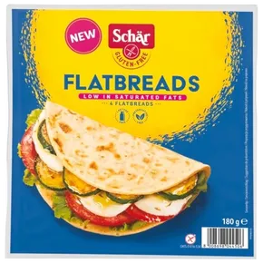 Schar Chlebové placky FLATBREATS bez lepku 180g(4x45g)
