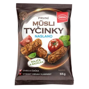 Semix Müsli tyčinky naslano rajče a bazalka 55g
