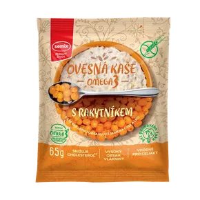 Semix Ovesná kaše omega 3 s rakytníkem bez lepku 65 g