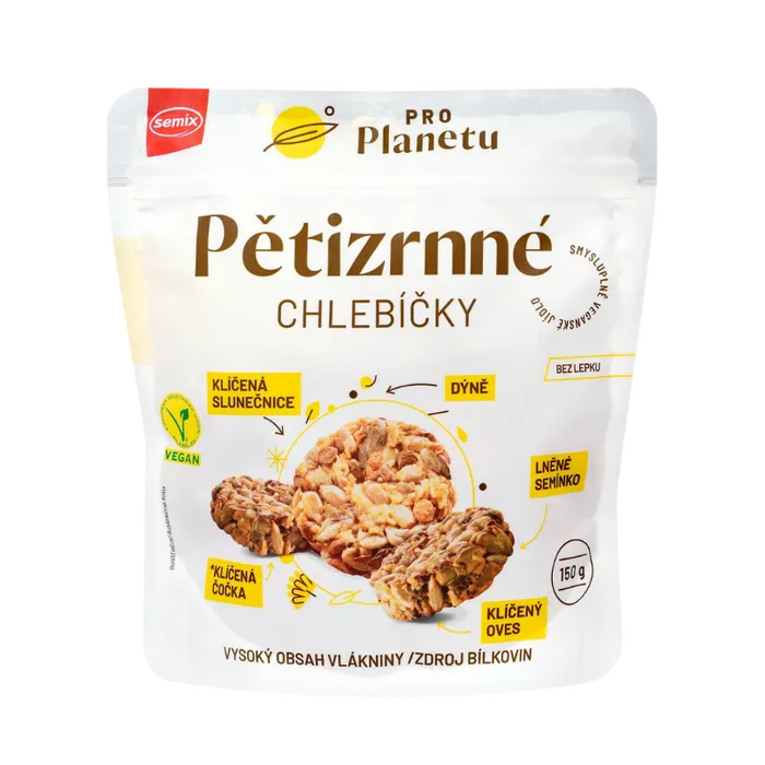 Semix Pětizrnné chlebíčky bez lepku 150 g