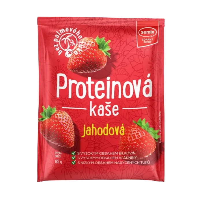 Semix Proteinová kaše jahodová 65g
