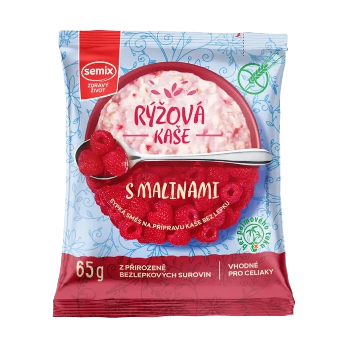 Semix Rýžová kaše s malinami 65g