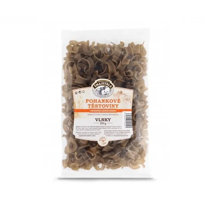 Šmajstrla Pohankové těstoviny vlnky 250 g