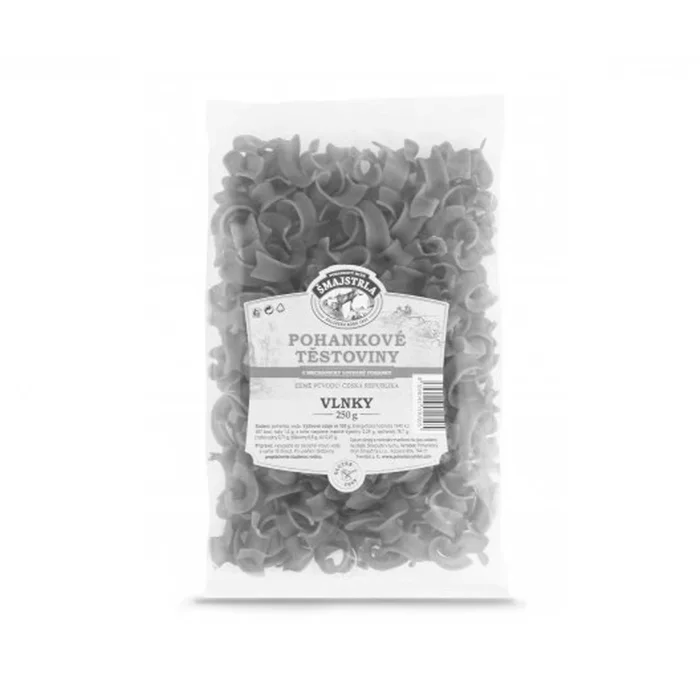 Šmajstrla Pohankové těstoviny vlnky 250 g
