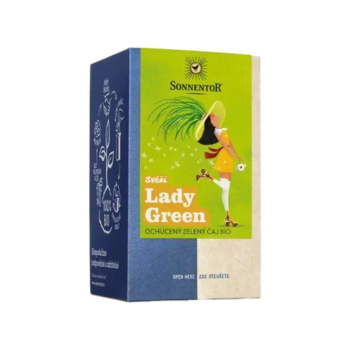 Sonnentor Čaj Svěží Lady Green 18 x 1,2 g BIO