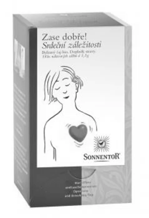 Sonnentor Čaj Zase dobře! Srdeční záležitosti 18x1,5 g Bio