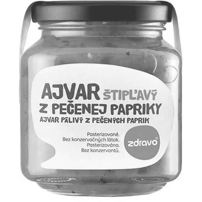 Zdravo Ajvar z pečených paprik pálivý 300 g