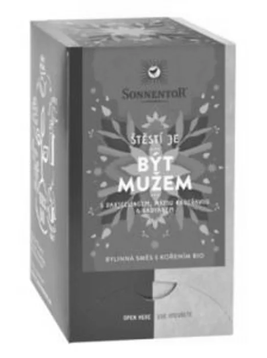 Sonnentor Čaj Štěstí je Být mužem 18x1,5g Bio