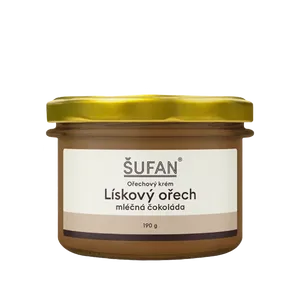 Šufan Krém Lískový ořech s mléčnou čokoládou 190 g