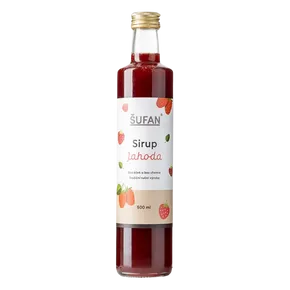 Šufan & Sirupárna Jahodový sirup 500 ml