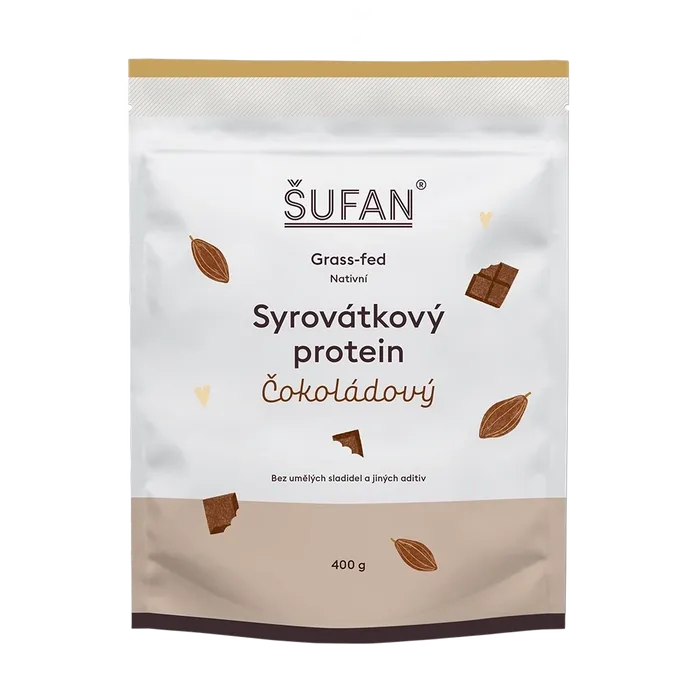 Šufan Syrovátkový protein čokoládový 400 g