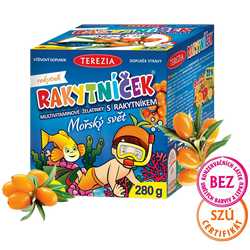 Terezia Rakytníček Multivitamínové želatinky s rakytníkem Mořský svět 140ks