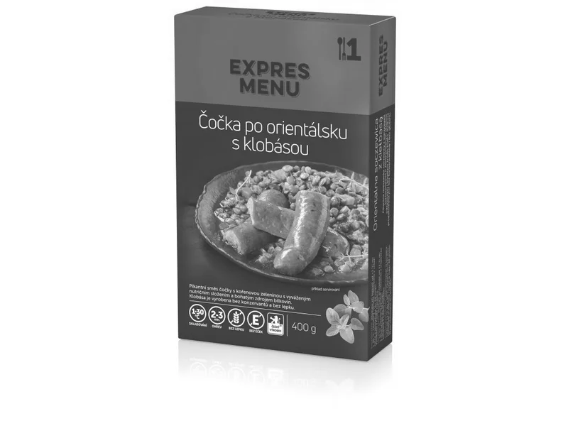 Expres Menu Čočka po orientálsku s klobásou 400 g