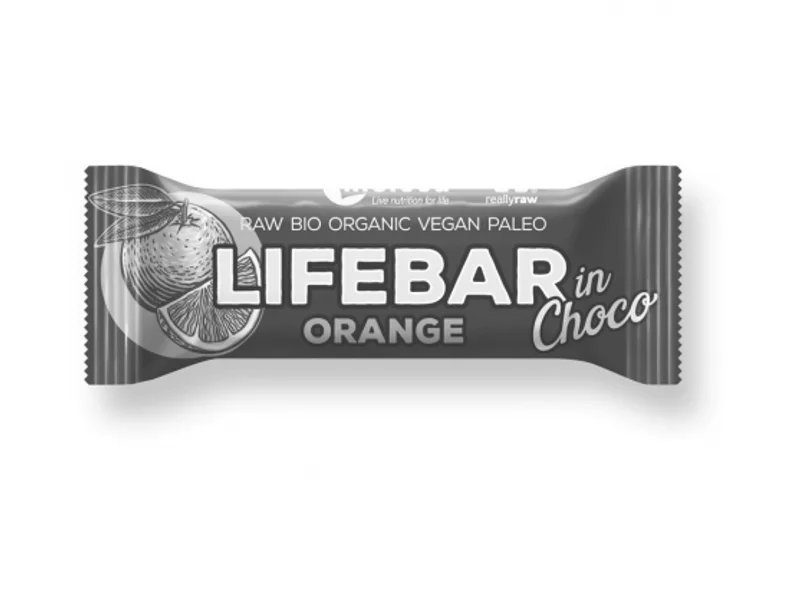 Lifefood Lifebar InChoco pomeranč 40g Bio