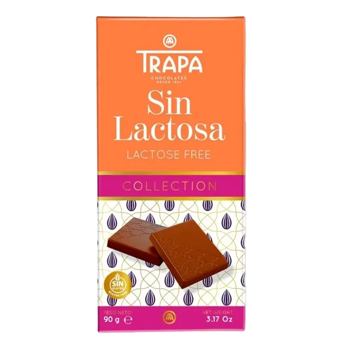 Trapa Čokoláda mléčná bez laktózy 90g
