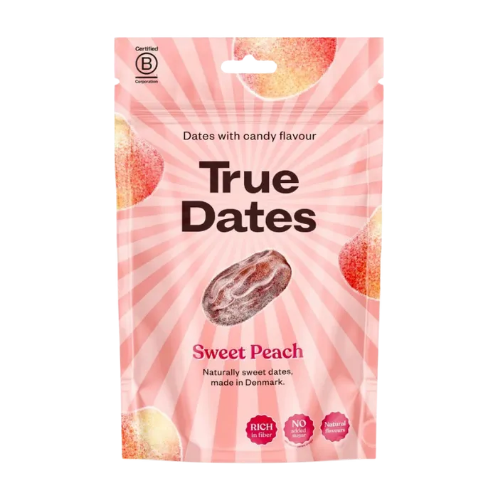 True Dates Datle s příchutí broskve 100 g