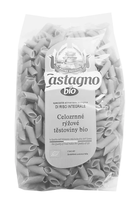 Castagno Těstoviny rýžové celozrnné penne 500g Bio