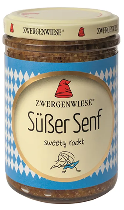 Zwergenwiese Hořčice sladká bavorská 160ml BIO
