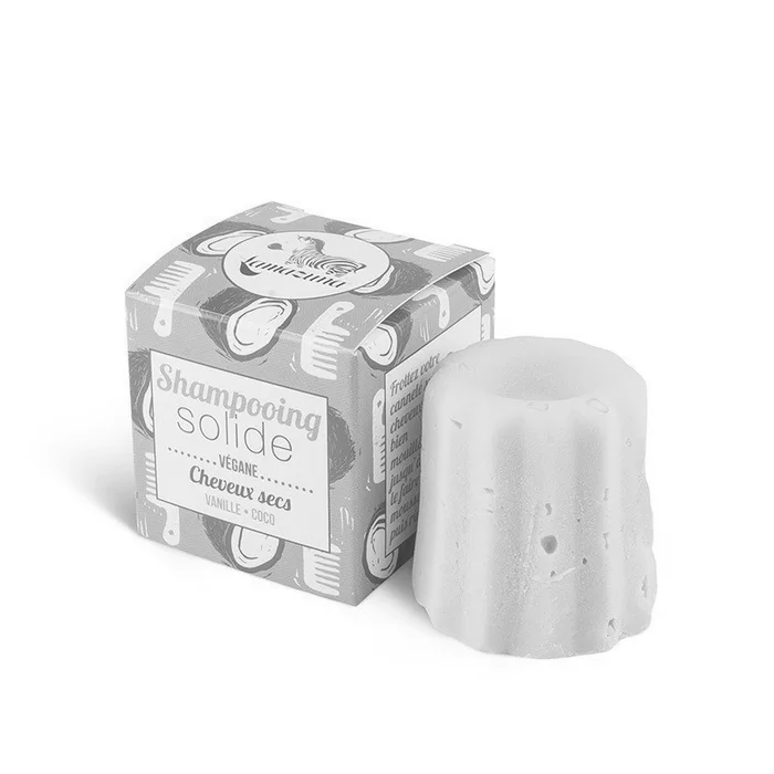 Lamazuna Tuhý šampon pro suché vlasy - vanilka a kokos 55g