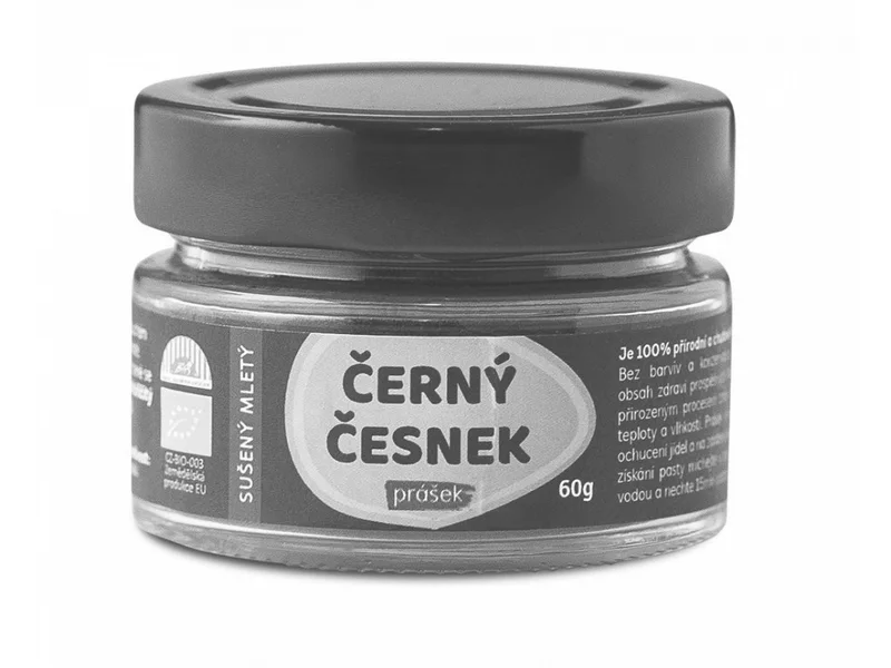 Garlio Černý česnek prášek Bio 60g