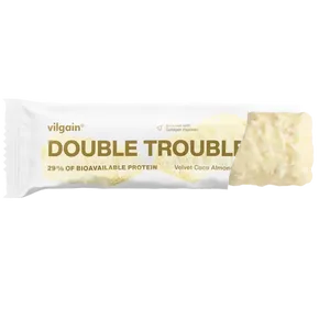 Vilgain Double Trouble Protein Bar kokosovo-mandlový krém 55g