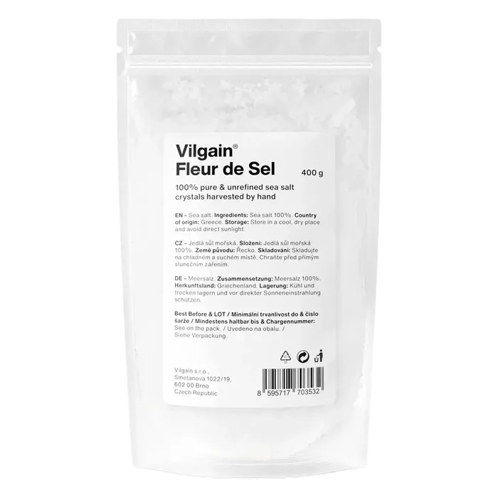 Vilgain Fleur de Sel (keltská sůl) 400g