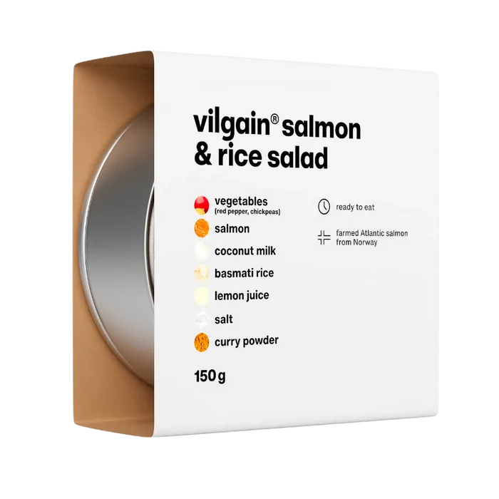 Vilgain Lososový salát s rýží 150 g