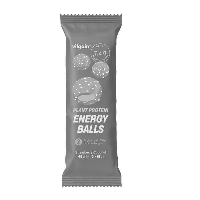 Vilgain Plant Protein Energy Balls BIO Jahoda s kokosem 45g