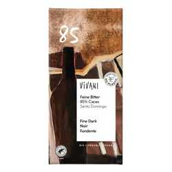 Vivani Čokoláda hořká 85 % 80 g BIO