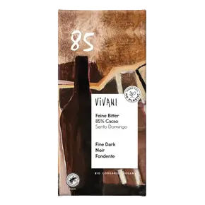Vivani Čokoláda hořká 85 % 80 g BIO