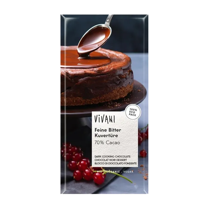 Vivani Čokoláda hořká na vaření 150g BIO