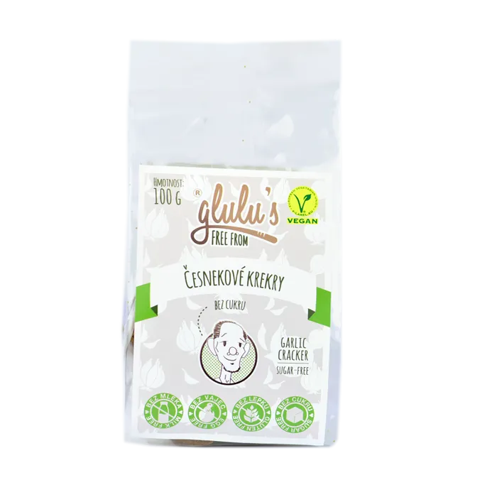 Glulu´s Krekry česnekové 100g