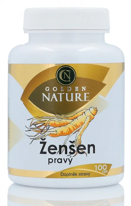 Golden Nature Ženšen pravý 100 kapslí